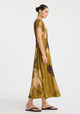 Astra Pintuck Dress_Moss