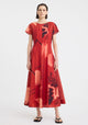 Astra Pintuck Dress_Poppy