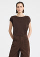 Aurora Silk Top_Espresso