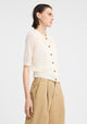 Brioni Knit Cardigan_Cream