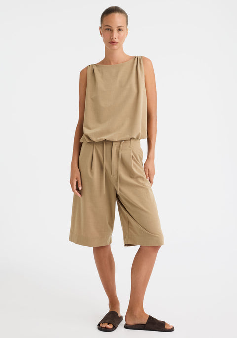 Brixton Bermuda Short_Biscuit