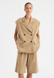 Brixton Bermuda Short_Biscuit