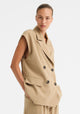 Brixton Vest_Biscuit