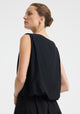 Celine Bubble Top_Black