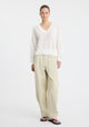 Charlie Cargo Pant_Chalk