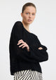 Elira Knit Boatneck Pullover_Black