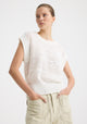 Elira Knit Vest_White