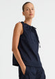 Maddison Tie Top_Navy