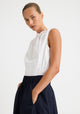 Maddison Tie Top_White