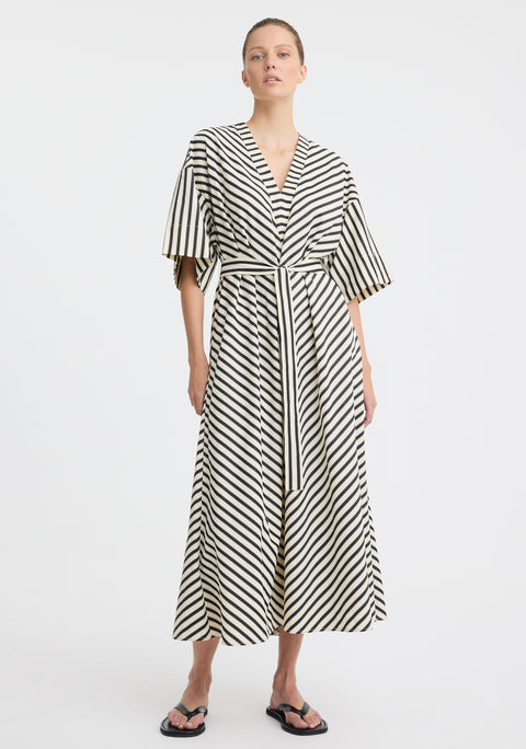Marina Midi Dress_Stripe