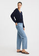 Micah V-Neck Knit Pullover_Navy