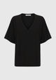 Millie V-Neck Tee_Black