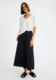 Millie V-Neck Tee_White