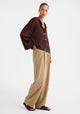 Nele Knit Cardigan_Espresso