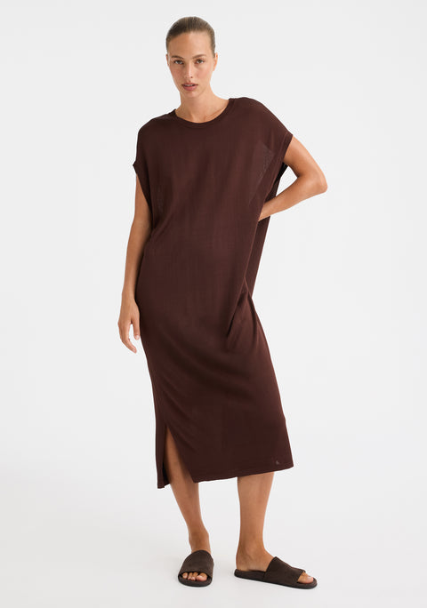 Nele Knit Dress_Espresso