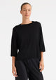 Nele Knit T-Shirt_Black