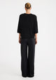 Nele Knit T-Shirt_Black