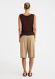 Nele Knit Tank_Espresso