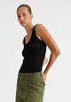 Odette Knit Tank_Black