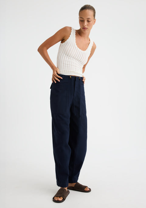Odette Knit Tank_White