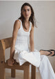 Odette Knit Tank_White