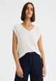 Odette Knit Vest_White