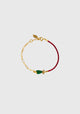 Poisson Bracelet_Wine Green Onyx
