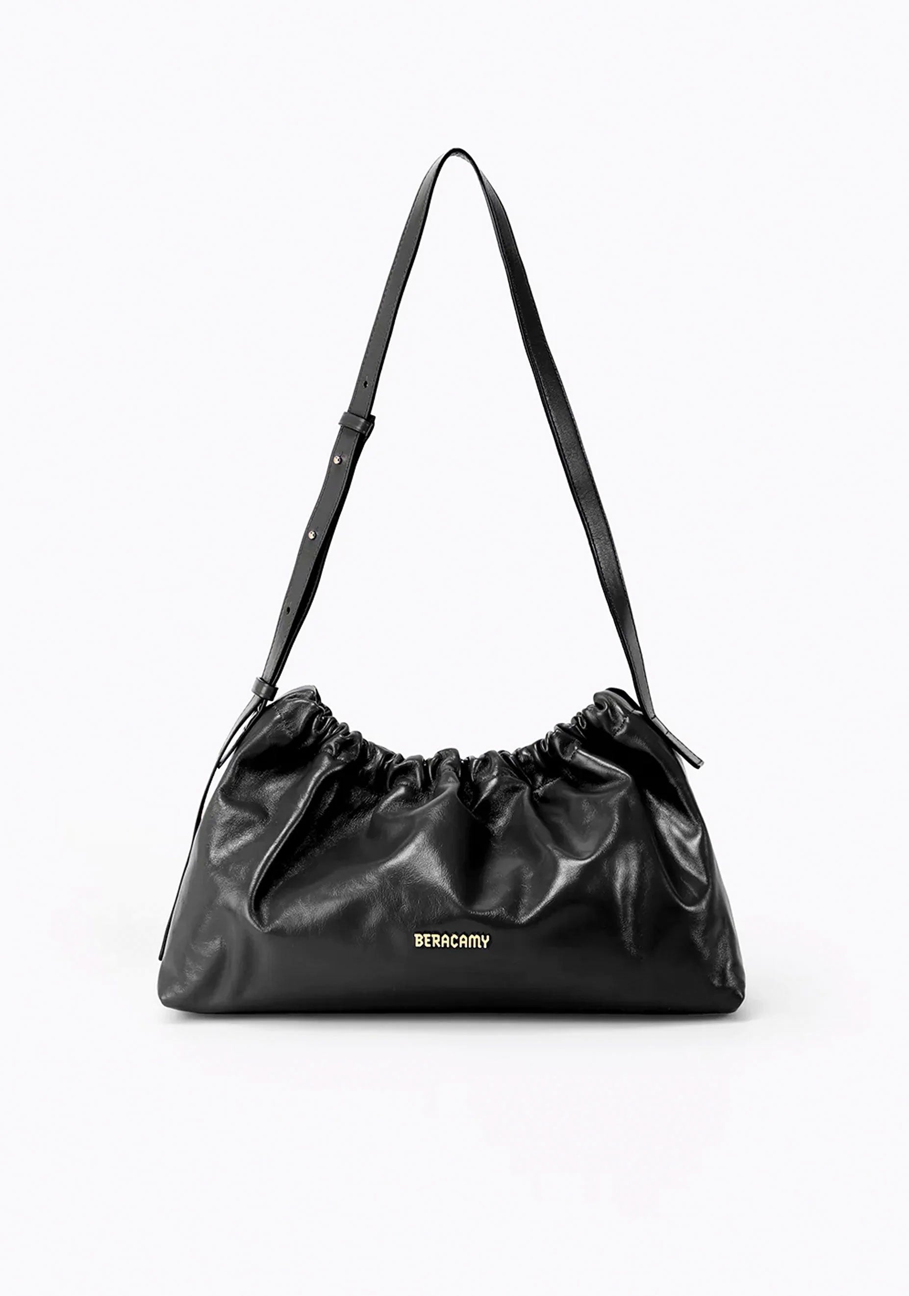 Scrunch Bag Black Morrison