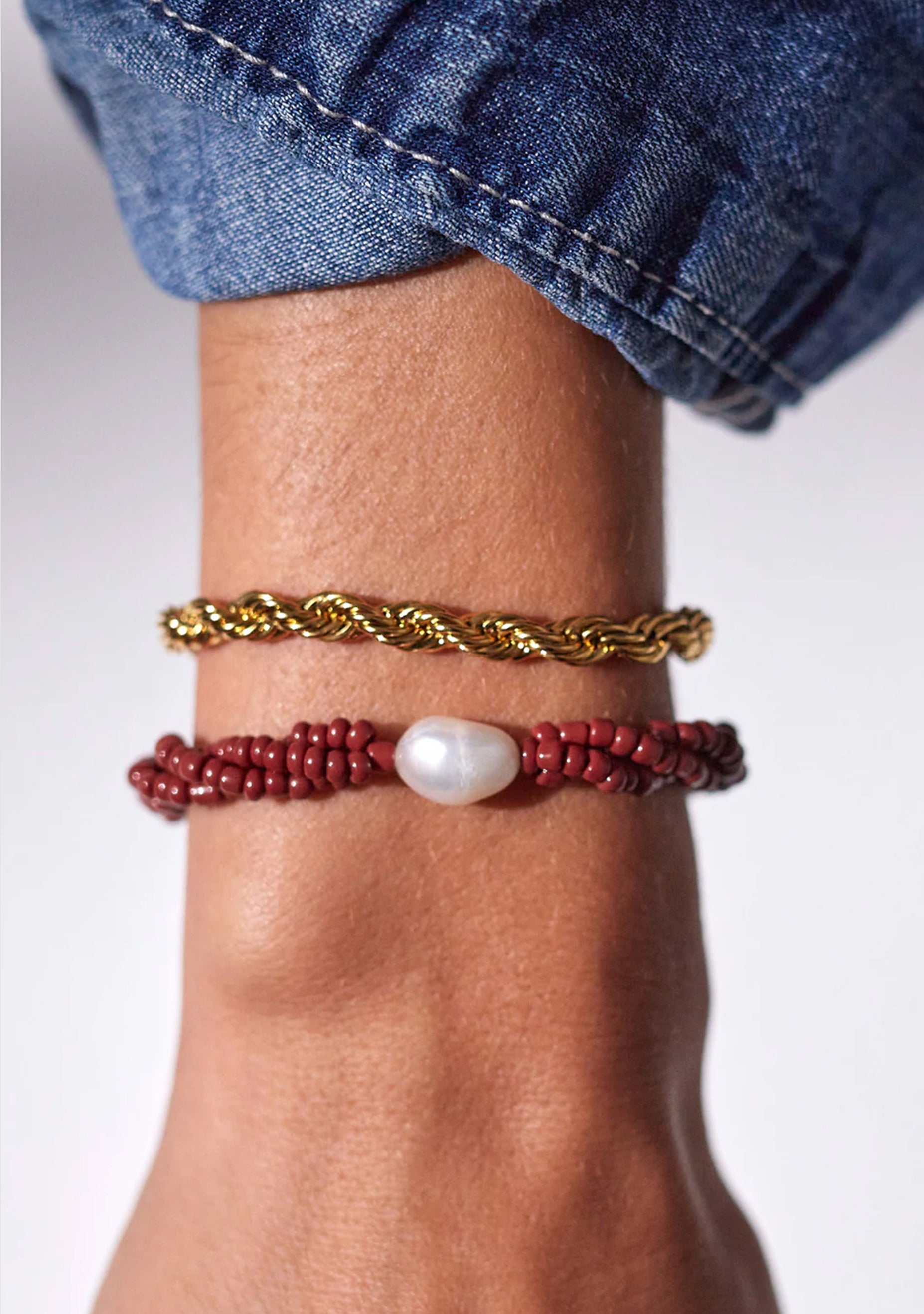 Rodeo Bracelet_Burgundy