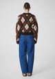 Chester Knit Jacket_Argyle