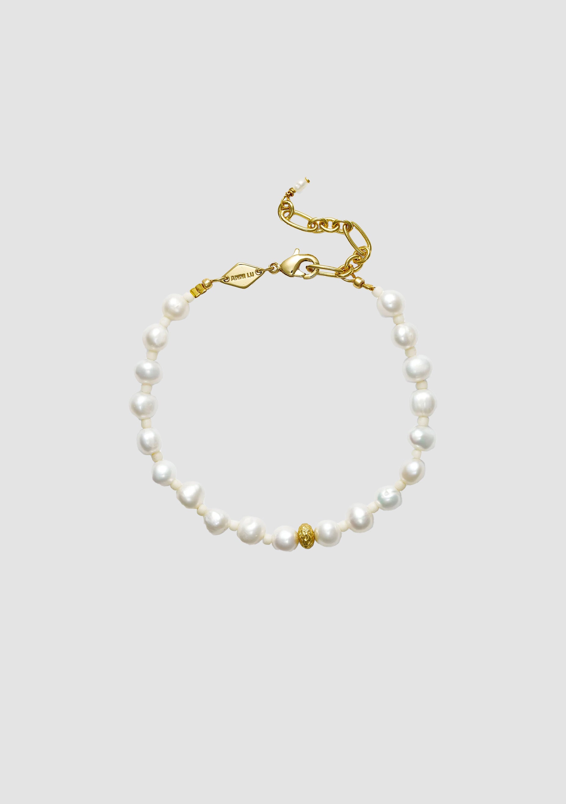 Stellar Pearly Bracelet_Gold