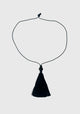 Tassel Necklace_Black