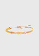 Beaded Woven Bracelet_Mustard Rose Gold