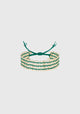 Woven Chain Bracelet_Green