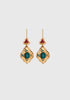 Pitiusa Earrings_Gold Green