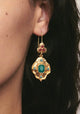 Pitiusa Earrings_Gold Green