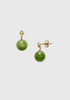 Ball Earrings_Green