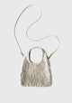 Charlie Fringe Bag_White