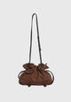Rossana Suede Leather Bag_Chocolate