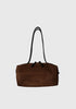 Carla Suede Leather Bag_Chocolate