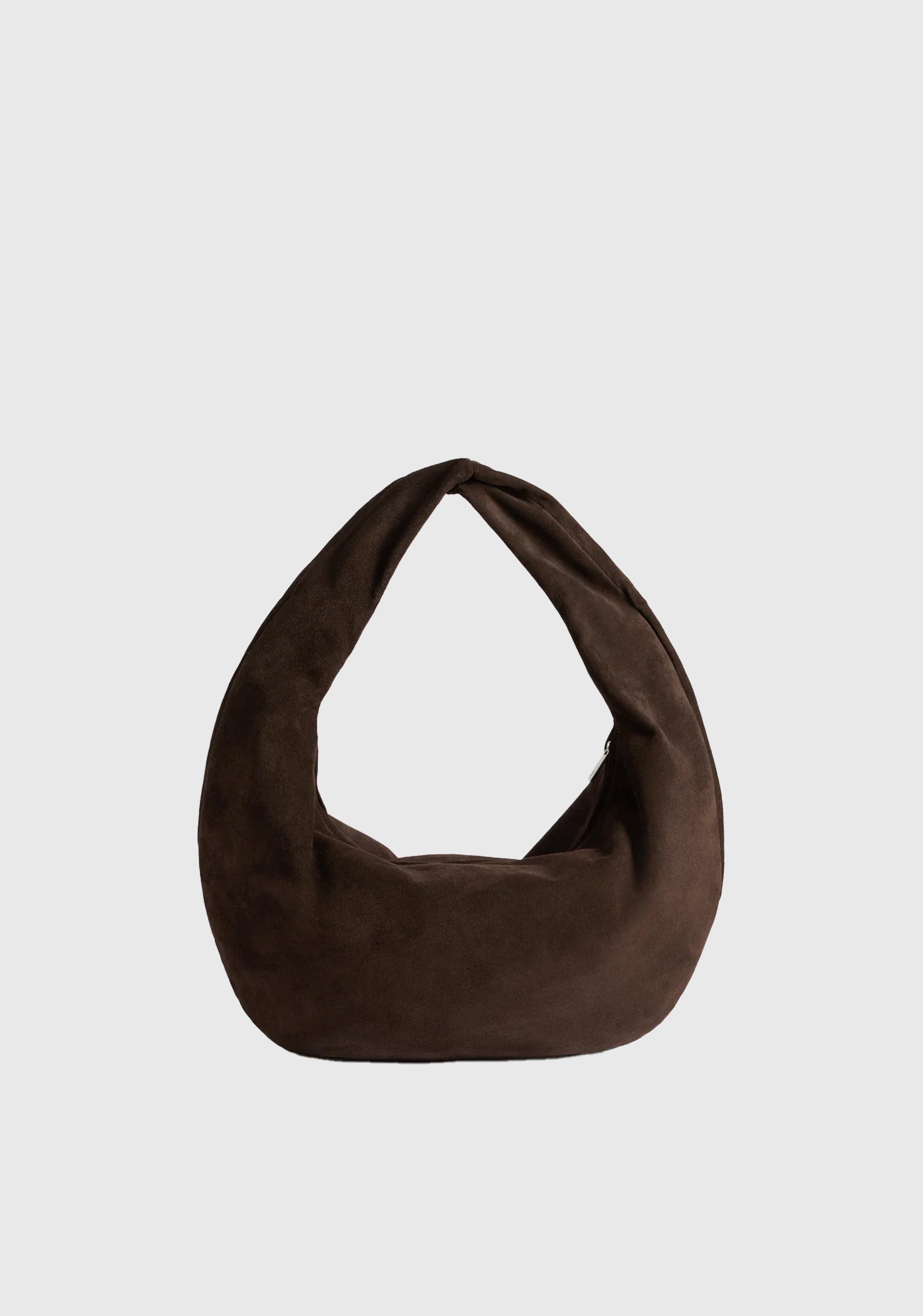 Alva Suede Shoulder Bag_Chocolate