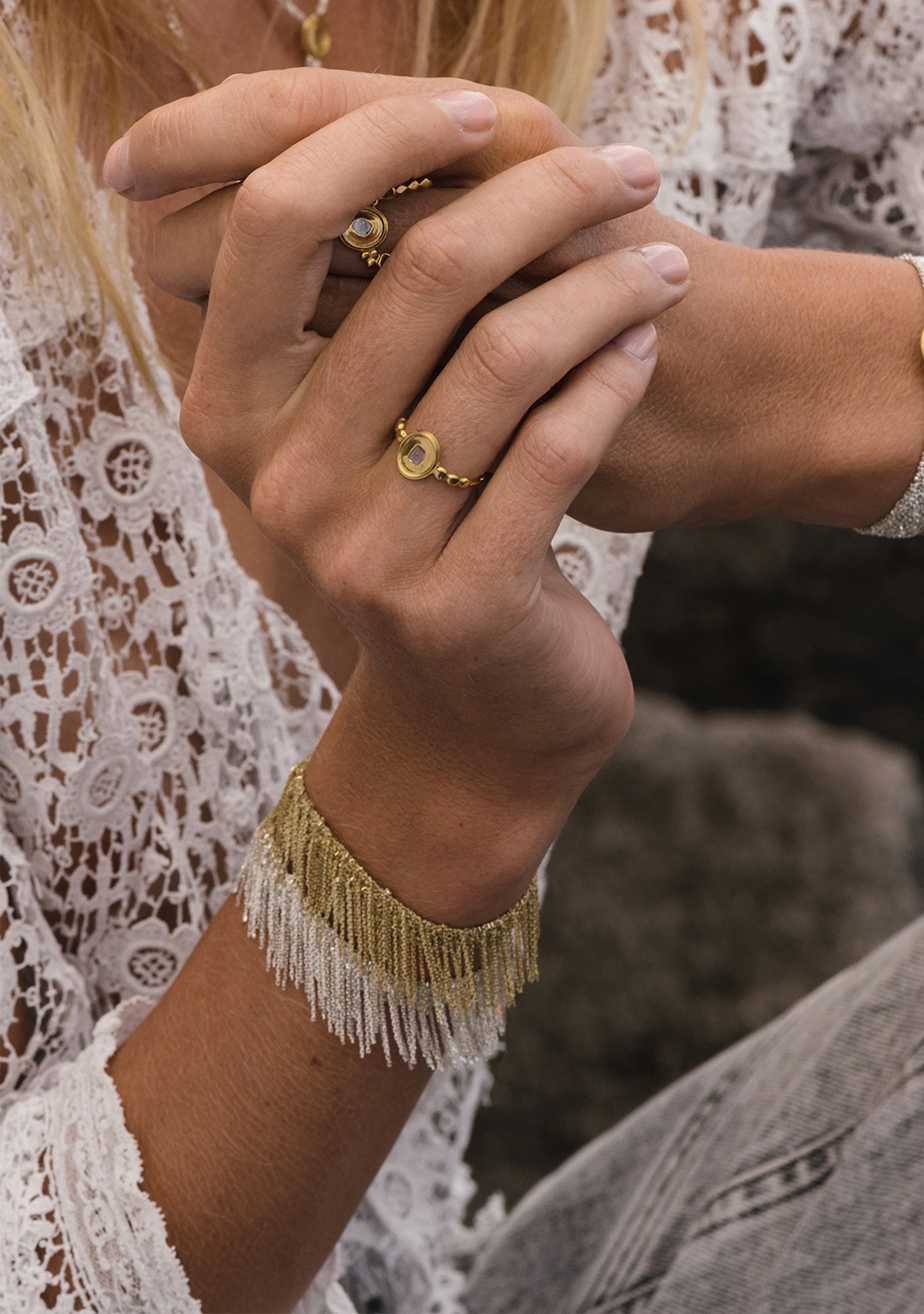 Fringe Bracelet_Gold