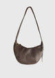 Crossbody Leather Bag_Dark Brown