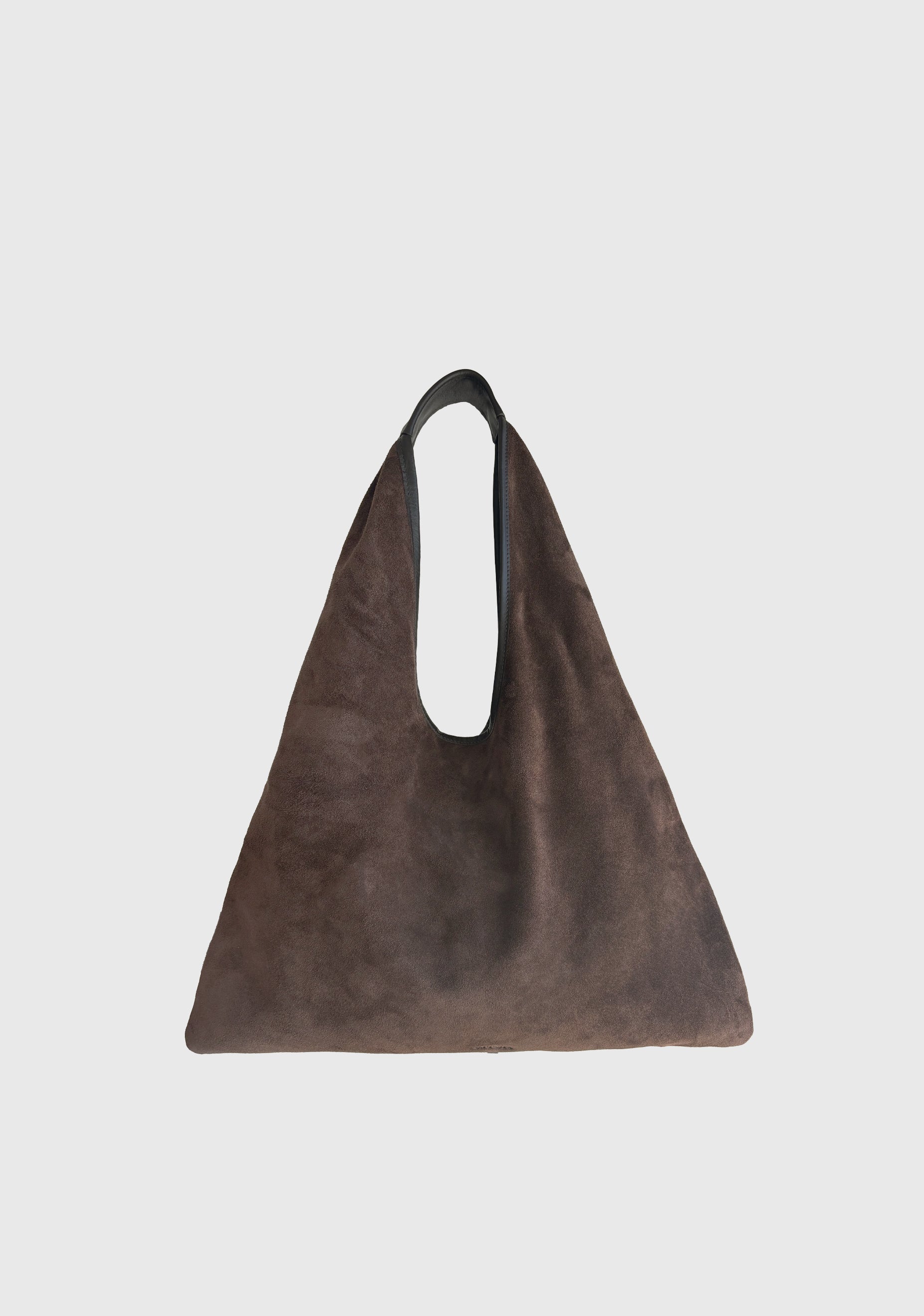 Eva Suede Leather Bag_Chocolate