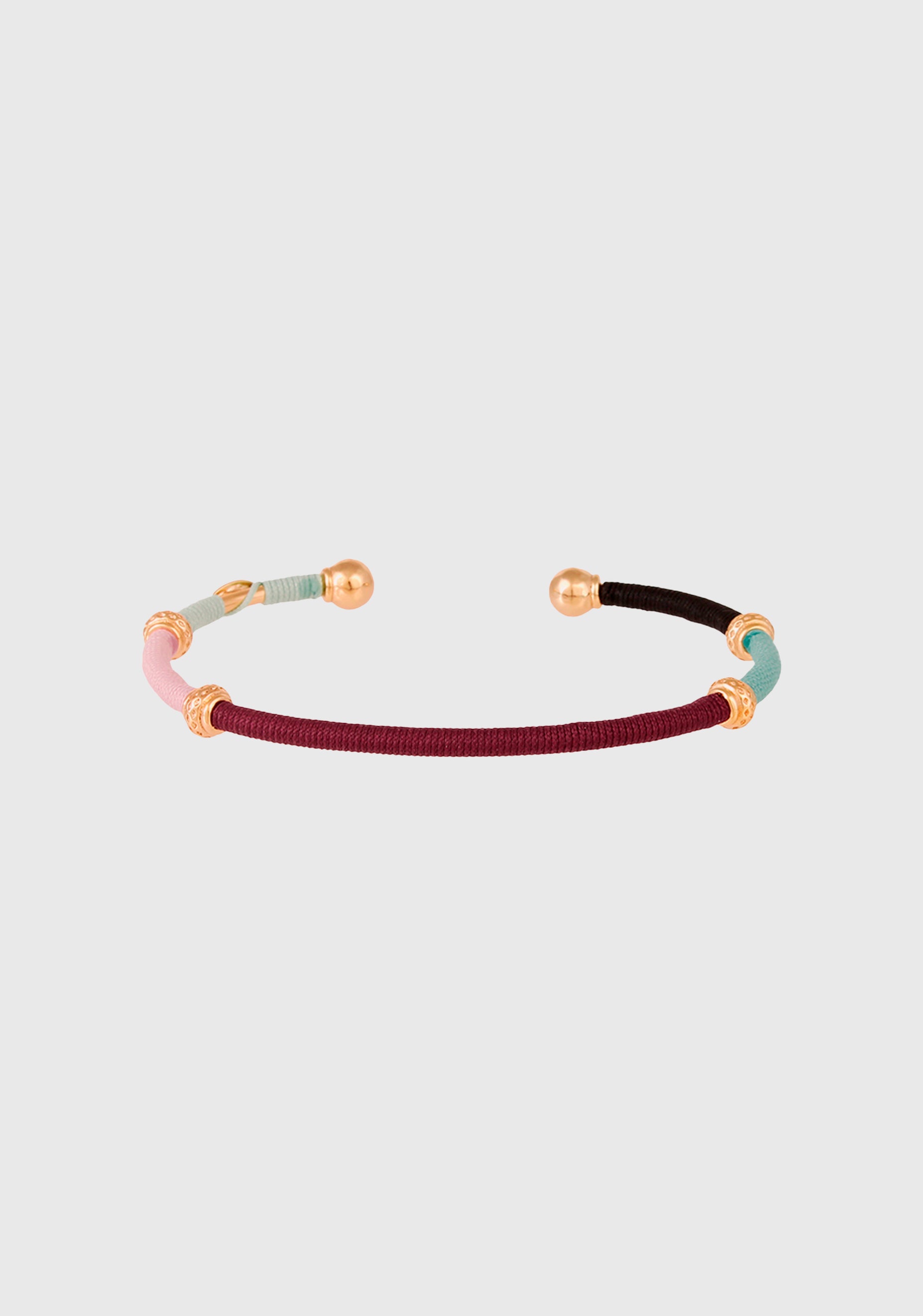 Zanzifull Bracelet_Gold Burgundy