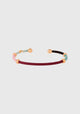 Zanzifull Bracelet_Gold Burgundy