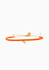 Plus Woven Charm Bracelet_Orange