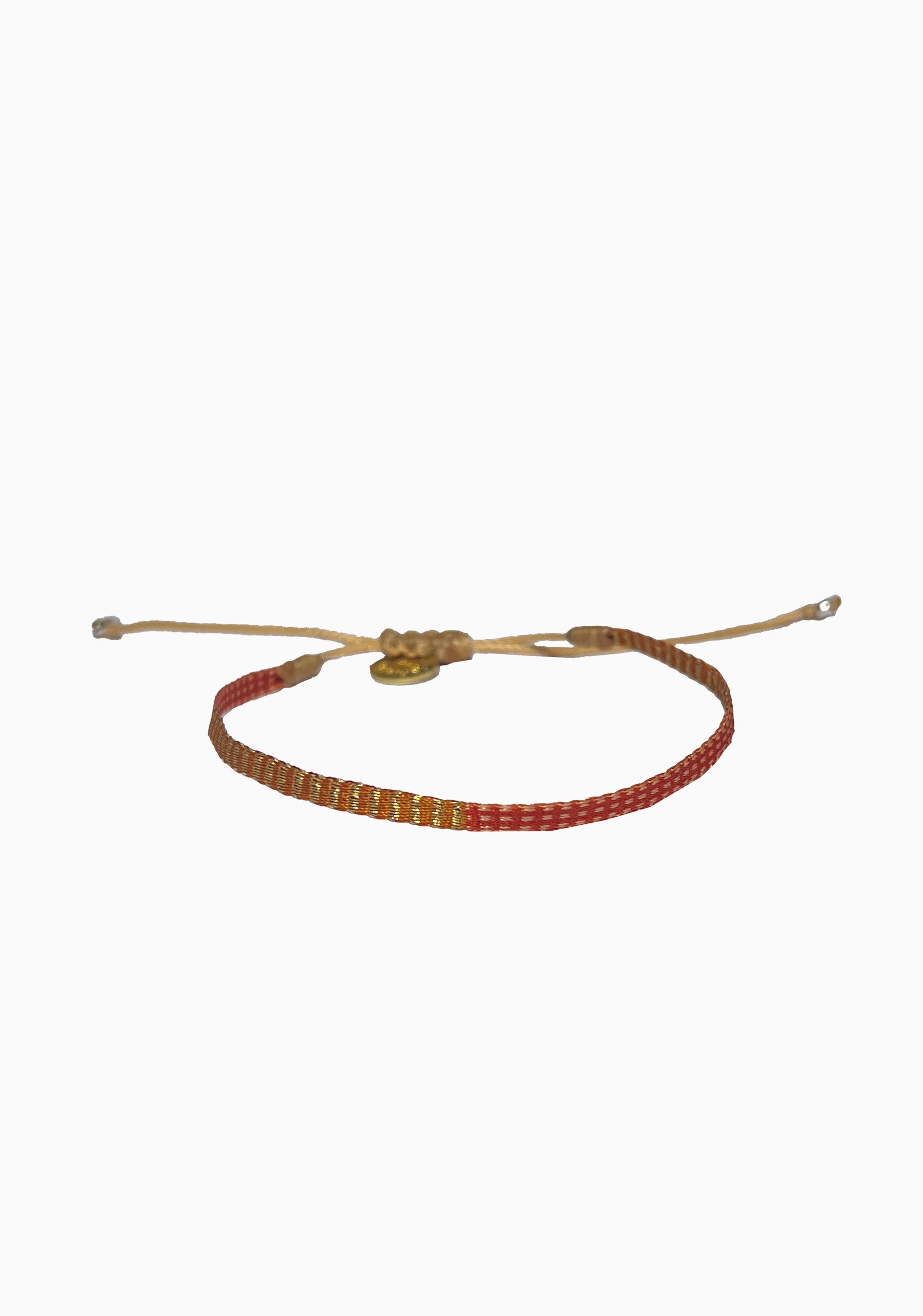 Woven Bracelet_Orange Red