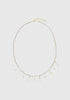 Fringe Necklace_Gold Grey