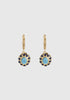 Tao Splash Earrings_Gold Blue